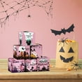thumbnail image 3 of Honeeladyy 6Pcs Halloween Party Candy Boxes Dessert Treat favors Gable Decorations, Halloween Paper Box for Keep Candy Popcorn, Toys Birthday Supplies, 3 of 5