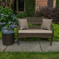 thumbnail image 5 of Casual Cushion Solid Sunbrella® Fabric 1-Piece Outdoor Throw Pillow, 18"W x 18"L, Cast Ash, 5 of 5