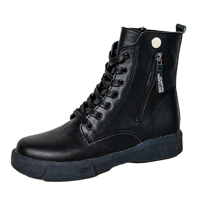 NECHOLOGY Botas Mujer Adulto Femenino Zapatos Botines mujer Zapatos de mujer Botas de suela gruesa Moda Cómodo Suela Retro Botas de media Botas casuales (Black, 37)