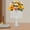 Silver, variant on ToppiJoy 10Pcs Crystal Flower Stand Vase, Flower Arrangement Centerpieces Vases Table Pedestal Decoration for Valentine's Day, Christmas, Birthday (Silver, 10.23in)
