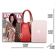 thumbnail image 4 of Bolsos KURGOOL para Mujer Bolso de Hombro Negro 11.81L * 8.27H * 5.12W inches, 4 of 5