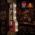 thumbnail image 2 of American Art Decor Metal Retro Vintage Open LED Marquee Off the Wall Sign, 2 of 10