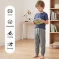 thumbnail image 2 of Resinta 3 Pack Toddlers and Baby Boys Pull-On Pants Kids Sport Jogger Casual Active Playwear Sweats Pants with Pocket, 2 of 9