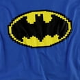 thumbnail image 2 of Batman Pixel Symbol Women's T Shirt, Royal, Large, 2 of 6