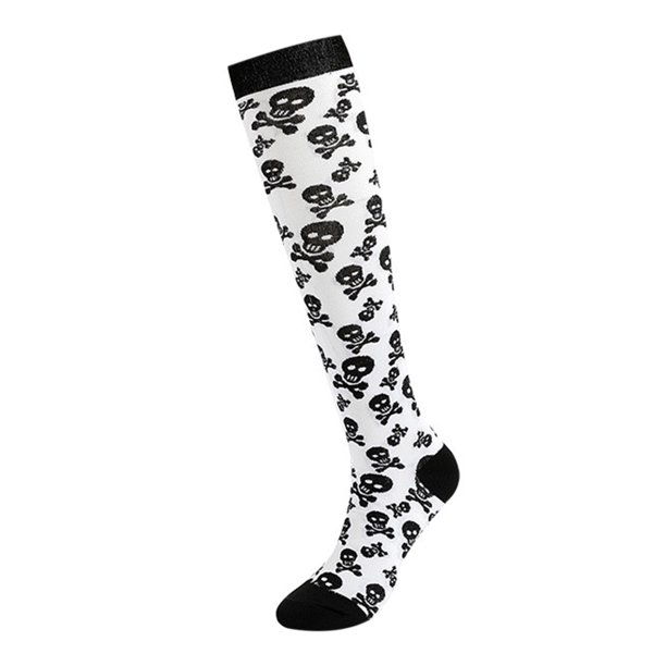 Txlixc Calcetines de compresión de Halloween, calcetines de pantorrilla elástica Txlixc moda