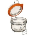 thumbnail image 2 of Anchor Hocking Hermes Clamp-Top Mini Glass Storage Jar, 5.4-Oz, 2 of 2
