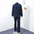 thumbnail image 3 of Classic Dark Denim Pants and Shirt Set (S, Blue), 3 of 6