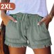 thumbnail image 4 of Jumpingount Pantalones cortos de mezclilla transpirables de viaje para mujer, pantalones de chándal, ropa de verano Prendas para la parte inferior del cuerpo Verde 2XL Jumpingount AP010582-15, 4 of 6