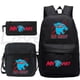 thumbnail image 1 of Mr Beast Backpack 3pcs/set Children School Bags Students Boy Girl Bookbag Wolf Lightning cat Knapsack Casual Rucksack schoolbag, 1 of 4