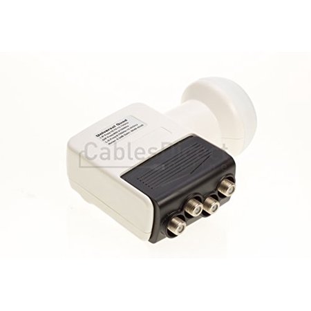 FTA Universal Ku Band LNB, Quad, 0.3dB Satellite Dish LNBF, Linear, Polarized..