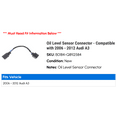 thumbnail image 2 of Level Sensor Connector - Compatible with 2006 - 2012 Audi A3 2007 2008 2009 2010 2011, 2 of 2
