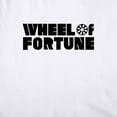 thumbnail image 3 of Popfunk Wheel of Fortune Vertical Logo Women's Cap Sleeve Baby Rib Crop Top, White, Small, 3 of 5