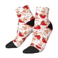 thumbnail image 2 of Bingfone Cute Mushroom Design Patterned Men'S Women'S Casual Cotton Socks, 2 of 9