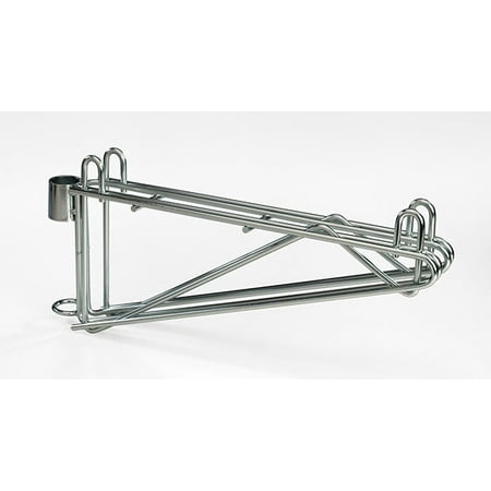 

24 Deep Chrome Double Adjustable Post Type Bracket