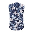 thumbnail image 6 of Women's Button Up Casual Loose Fit Round Neck Sleeveless Printed Tank Top For Summer, 6 of 6