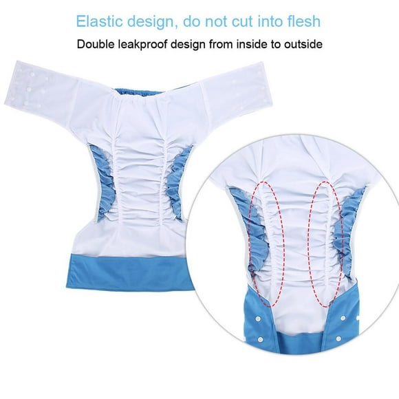 Diapers For Adults, Comfortable Breathable 5 Colors Washable Adult Pocket Nappy Cover Adjustable Reusable Cloth Incontinence Underwear For Elderly Cloth Health Care