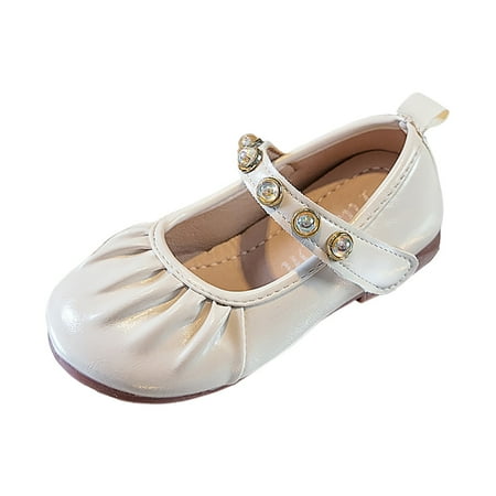Caqnni Girls Sandals  Open Toe Cute Bow Princess Girls Flats  Sparkly Summer Dress Shoes Sandals for Toddler/Little Kid/Big Kid Formal & Dailywear Girls Shoes