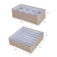thumbnail image 3 of Underwear Organizer Divider Foldable: Large Socks Drawer Organizer Storage Box, 3 of 10