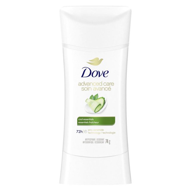 Dove Advanced Care Antiperspirant Deodorant Stick Cool Essentials, 74 g