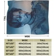 thumbnail image 3 of Johnny Depp Fleece Blanket for Couch - Throw Blanket Lightweight Johnny Depp Merch Super Soft Cozy Luxury Bed Blanket Microfiber and Throws for Sofa, 3 of 6