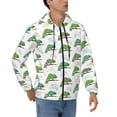 thumbnail image 4 of Zip Up Hoodies for Men - cartoon cute lizard chameleon Long Sleeve Comfrt Men'S Fashion Hoodies & Sweatshirts, Jackets for Men Hoodies Pullover Clothing Clothes with Pouch, 4 of 5
