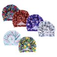 thumbnail image 3 of Baby Turban Floral Hat for Baby Wearing 6Pcs Assorted Color Headwraps, 3 of 5