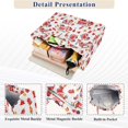 thumbnail image 3 of FORMRS Womens Corduroy Tote Bag Crossbody Shoulder Purse Handbag with Detachable Strap, White Cartoon Fire Truck Pattern, 3 of 7