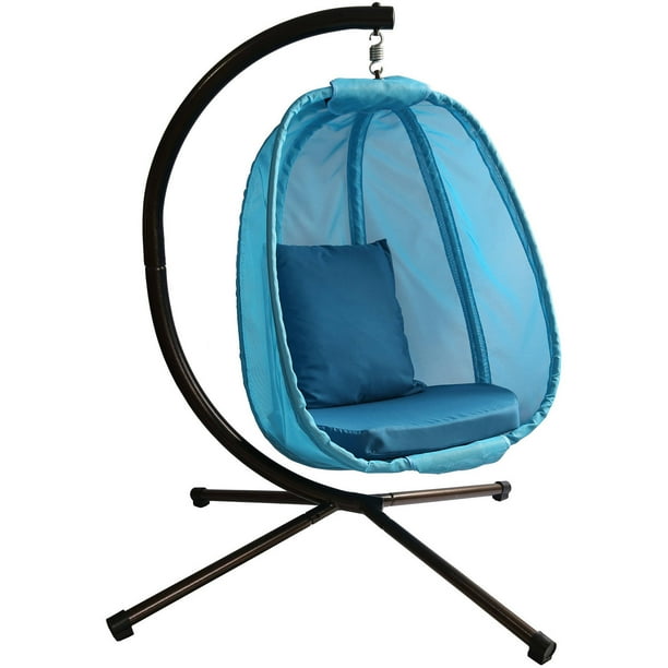 Flowerhouse Fhec100 Bl2 Hanging Egg Chair Blue 27 High Com - Flowerhouse Hanging Egg Patio Chair With Stand Flowerhouse Fhec100 Bl2 Hanging Egg Chair Blue 27 High Com - Flowerhouse Hanging Egg Patio Chair With Stand