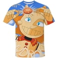 thumbnail image 4 of Camiseta de Anime Sundrop y Moondrop Fnaf, camisetas con estampado 3D para hombre, camisetas de moda de verano con cuello redondo, ropa holgada y genial de Harajuku, 4 of 5