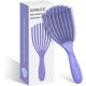 thumbnail image 1 of wonima11 Detangler Brush for Curly Hair, Hairbrush for Wet Dry Thick Thin, Easily Comb Through Curl Hair and Reduces Breakage, Curly Brush for Women Men Kid (Purple), 1 of 1