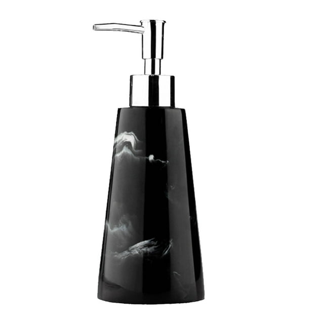 Advancent Dispensador de jabón cuadrado recargable de 210/350/400/420ml, contenedor de líquido para champú, organización de botella de Juegos de accesorios de baño 210ML