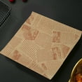 thumbnail image 5 of 100 Pcs Deli Wax Paper Sheets for Food Basket Liners 10 x 10 Inch Old Newspaper Style Printed Greaseproof Deli Paper for Wrapping Breads Burgers French Fries Sandwiches (Brown), 5 of 6