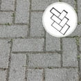 thumbnail image 2 of OULII DIY Brick Mold Plastic Stepping Stones Mold Black 1Pack for Quick Demolding, 2 of 8
