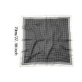 thumbnail image 3 of 27.56in x 27.56in Grey Polka Dot Satin Headscarf for Women - Large Square Silk Like Neck Scarf, Breathable Hair Wrap Bandana for Daily Fashion, All Season Accessory, 3 of 3