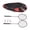 Black/Red, variant on BIMZUC Performance Badminton Racket Set Carbon Aluminum One Piece 2 Player Lightweight Professional Badminton Racquet with Ball Case Men Women Black Green 28.35 inches / 72 cm