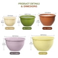 thumbnail image 2 of Greentainer Mixing Bowls with Lids, Plastic Nesting Bowls for Mixing, Serving, Marinating, Kitchen Preparation, Food Storage Mixing Bowl Set, Dishwasher & Microwave Safe, BPA-Free, 2 of 8