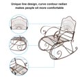 thumbnail image 5 of SalonMore Outdoor Rocking Chair with Instruction Manual and Wrench, Dark Brown, 5 of 8