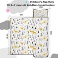 thumbnail image 5 of Multicolor Christmas Pattern Toddler Nap Mats for Kids Preschool,60"x20" Sleeping Mat Bag or Kids,Toddler Sleeping Bag,Toddler Nap Mat or Daycare, 5 of 6