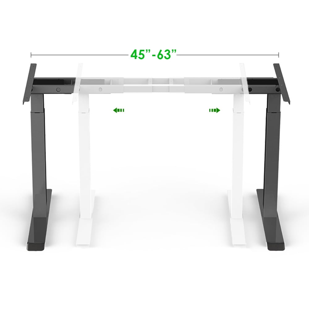 AdvanceUp  Dual Motor Adjustable Electric Stand Up Office Desk Frame, with USB