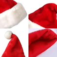 thumbnail image 5 of Sombrero de Navidad de felpa para niños pequeños, de 3 a 10 años, rojo Feliz Sencillez, 5 of 5