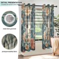thumbnail image 3 of Yayeee Window Curtains Set of 2 for Living Room Light Filtering 63"x52", Flowers Cat, 3 of 7