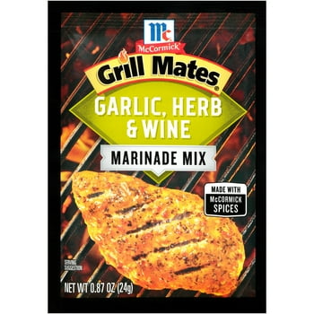 McCormick Grill Mates Marinade Mix - Garlic,  & Wine, 0.87 oz