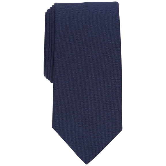 Perry Ellis Men's Connor Classic Solid Tie Navy OS B4HP