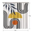 thumbnail image 5 of Waterproof Bohemian Shower Curtain 72x72 Inch Boho Style Polyester Unique Shower Curtain for Bathroom Hotel Home Decor with 12 Plastic Hooks, 5 of 5