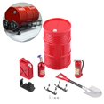 thumbnail image 1 of Fosa Outil de Voiture RC, Accessoire de Crawler RC Mini Décor Outil de Simulation Pièce Pelle de Voiture Réservoir de Carburant Ensemble d'Extincteur, Ensemble d'Outils Crawler, 1 of 8