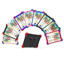 ME Silicone Protective Case with Built-In Stainless Steel Kickstand for iPad 10.2 9th Gen (2021 Release), 8th Gen (2020 Release) and 7th Gen (2019 Release) in Black