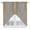 Khaki Gray, variant on Teal Grey Ombre Kitchen Window Curtains, Swag Curtains Valance for Bedroom Living Room Bathroom, Gradient Contemporary Abstract Art Rod Pocket Window Treatment Curtain Block Drapes 2 Panels 28"x36"