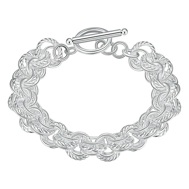 Pulseras de moda Europea y pulsera de plata de joyería de regalo