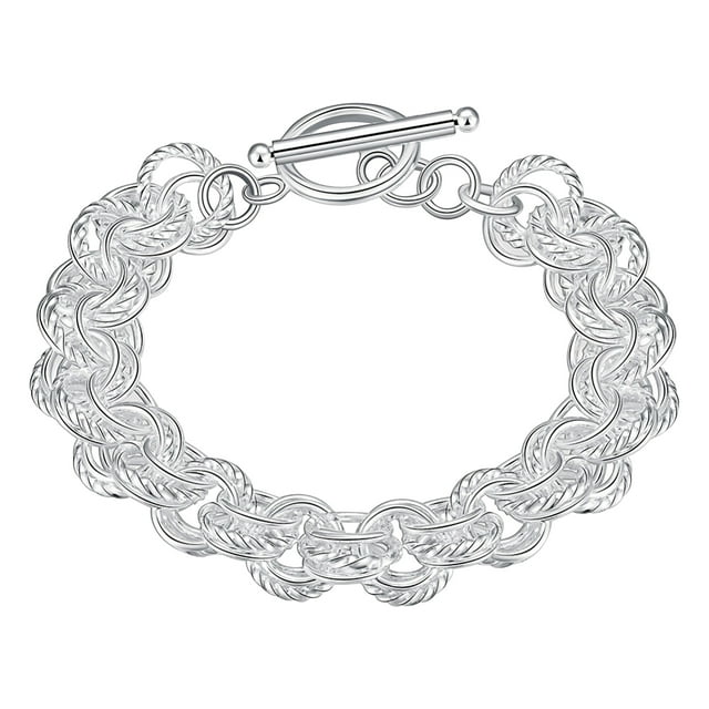 Pulseras de moda Europea y pulsera de plata de joyería de regalo