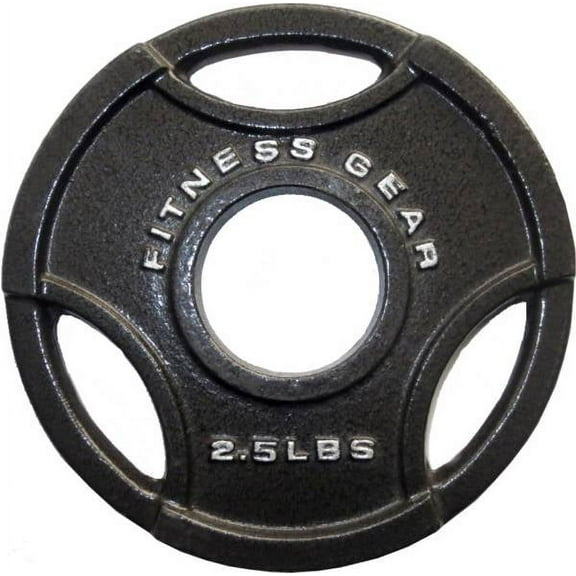 Fitness Gear 2.5lbs Olympic Grip Weight Plate, Set of 2